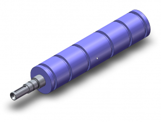 Walze vulkanisiert 35x162 