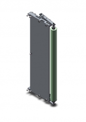 Abloesekante 32, gefederte Rolle 