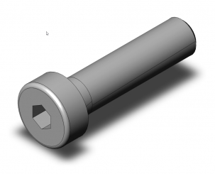 Zylinderschraube M4x6 DIN7984 r 