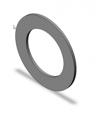 Passscheibe 6x12x1 DIN988 A2 