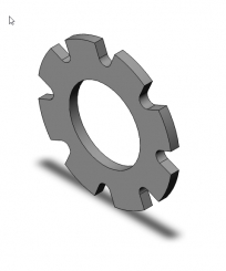 Zahnscheibe 4,3 DIN6797 r 