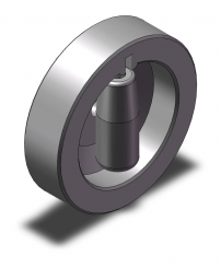 Handrad mit Umleggriff GN 520.3-100-B10D 