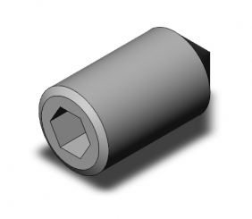 Gewindestift M4x8 DIN914 r 