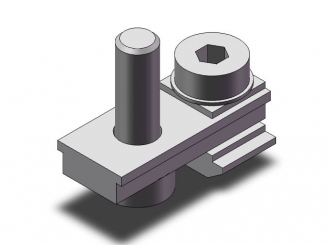 Flanschleiste F-G40x40 kurz 