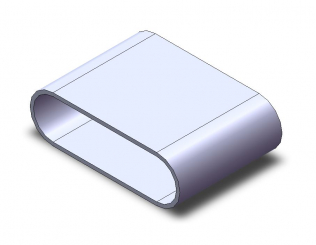 Flachriemen 5x148x485 mit Auflage 