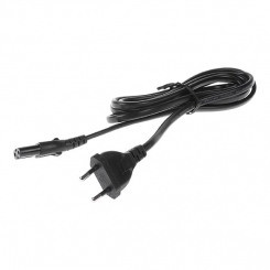 Euro-Netzkabel mit Doppelnutkup.2m DA405 