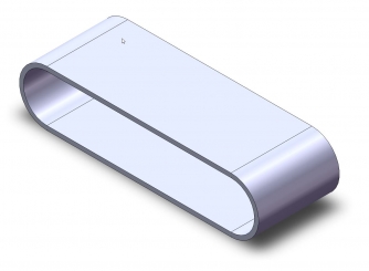 Flachriemen 5x98x645 mit Auflage 