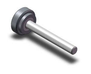 Sonderschraube  M4x30 mit Rändelkopf 