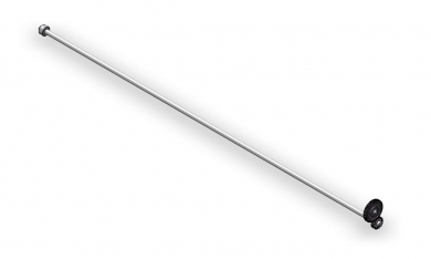 Feinverstellung LW=707mm (+ >300) 