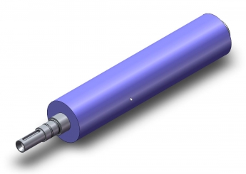 Transportwalze8 /16komplH400GLATT 