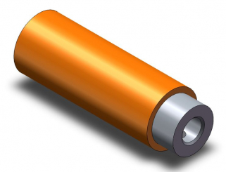 Walze vulkanisiert (Gummilänge 82) 