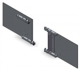Transportband Überlaufblech 100 kompl. 