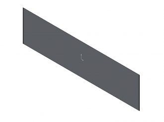 Blech 0,5x244x918 für TB Typ 1 