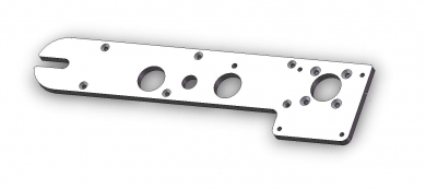 Leiste Anrollband lang Servomotor 