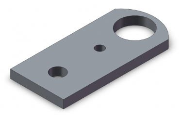 Platte Anwalzrolle Gegenlagerung 