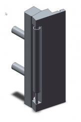 Leiste kompl 16,schnellwechselbar,75° 