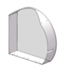 Schutz 650x625x160 L, Haube 