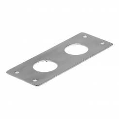 Blech 2x58x147 für Kabeldurchführung, D3 