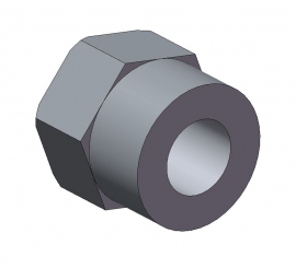 Sondermutter 6kt13x13 Stativ 30/48 