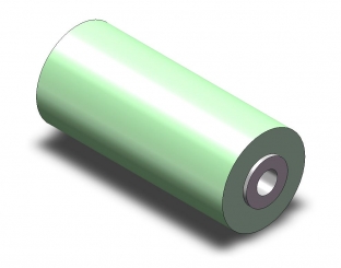 Walze 24x56 kompl;PUR-SR55 