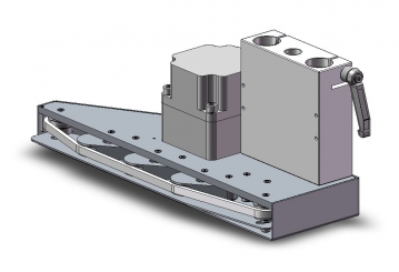 Kettenausrichter kompl links 