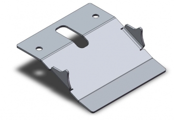 Blech 1,5x87x105,5 für Schwenkhebel 