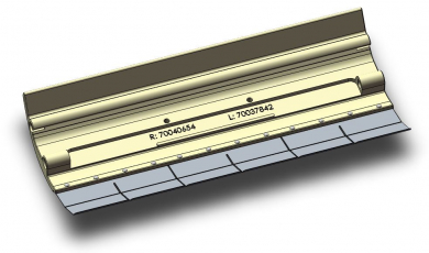 Bremsblech R/L Baubreite 24 ohne Arretie 
