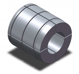 Rollenaufnahme 152 Adapter 76/152 