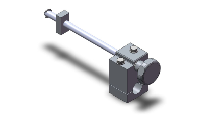 Feinverstellung und Klemmung Vertikal 