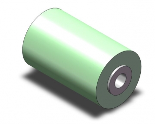 Walze 24x39 kompl;PUR-SR55 