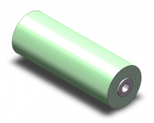 Walze 28,7x80 kompl; PUR-SR55 