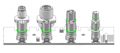 Platine 24x36,10x99 -Stecker IE kompl. 