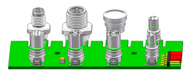 Platine 24x36x99 -Stecker IO kompl. 