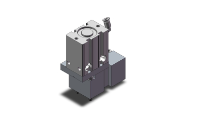 Abholzylinder DPDM-25-5-PA; Befestigung 