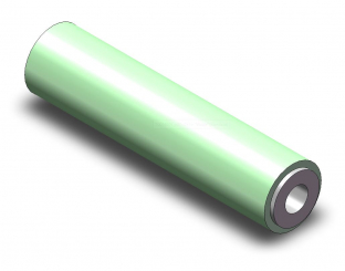 Walze 15x65 kompl;PUR-SR55 