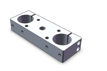 Platte 39x74x208 M6-D8H11(4x) 