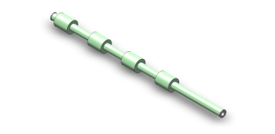 Walze 21x322 PUR-SR55; 4x25/39 