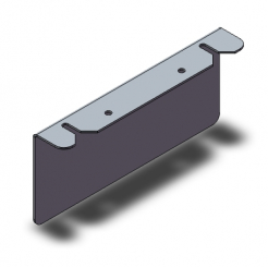Blech 2x128.2x217 Schieber Format 1 Ausl 